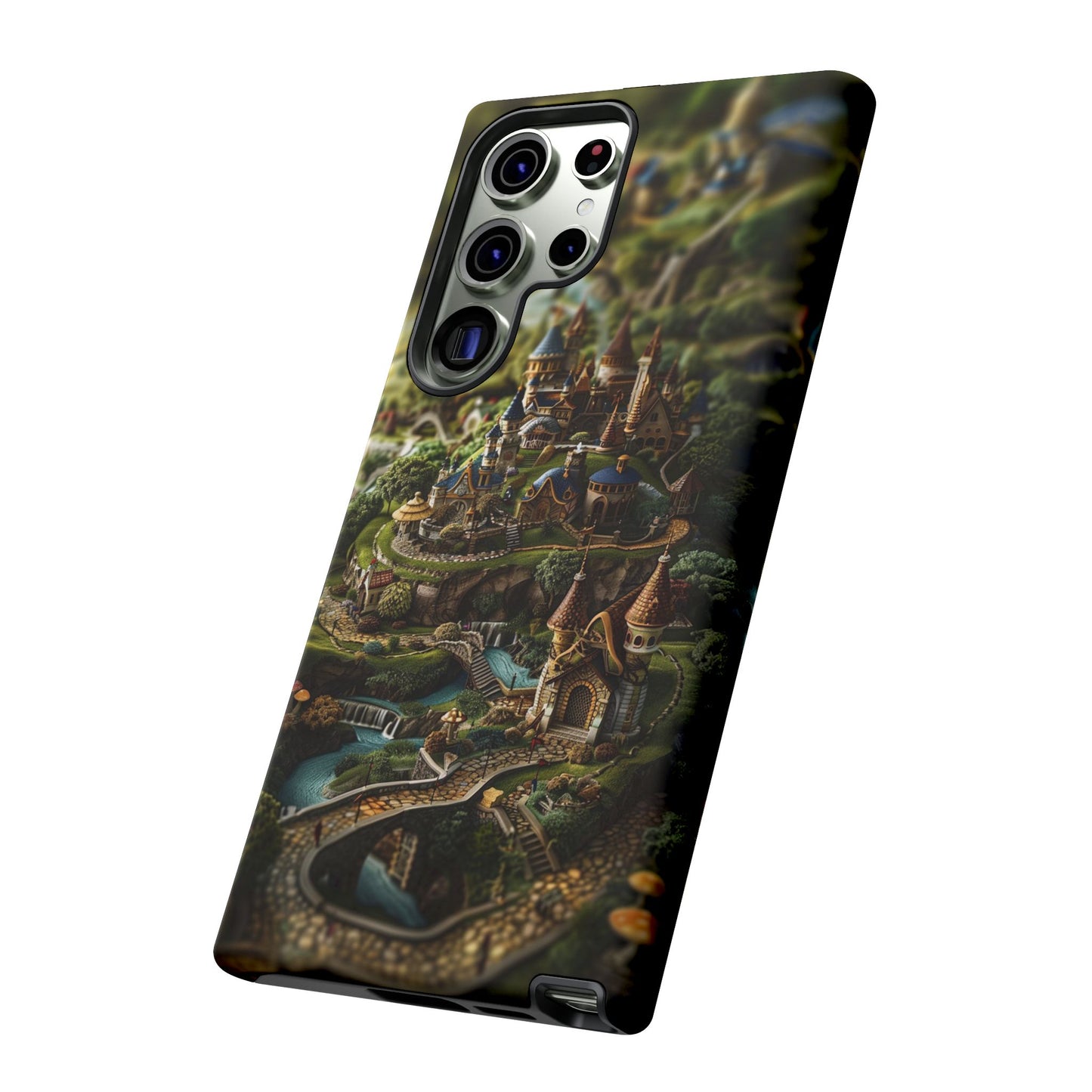 Fairy Kingdom Phone Case - Enchanted Castle Artwork for iPhone, Samsung Galaxy, and Google Pixel Devices