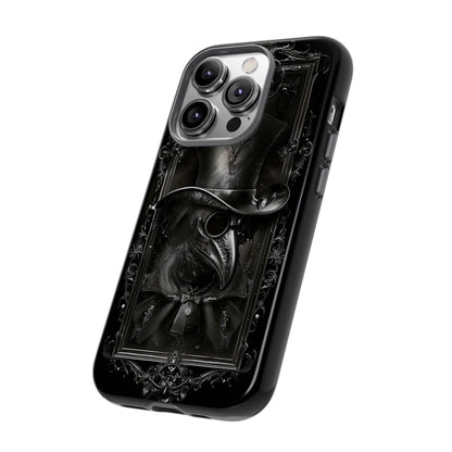 Gothic Plague Doctor Phone Case - Mysterious and Dark Design for iPhone, Samsung Galaxy, and Google Pixel Devices