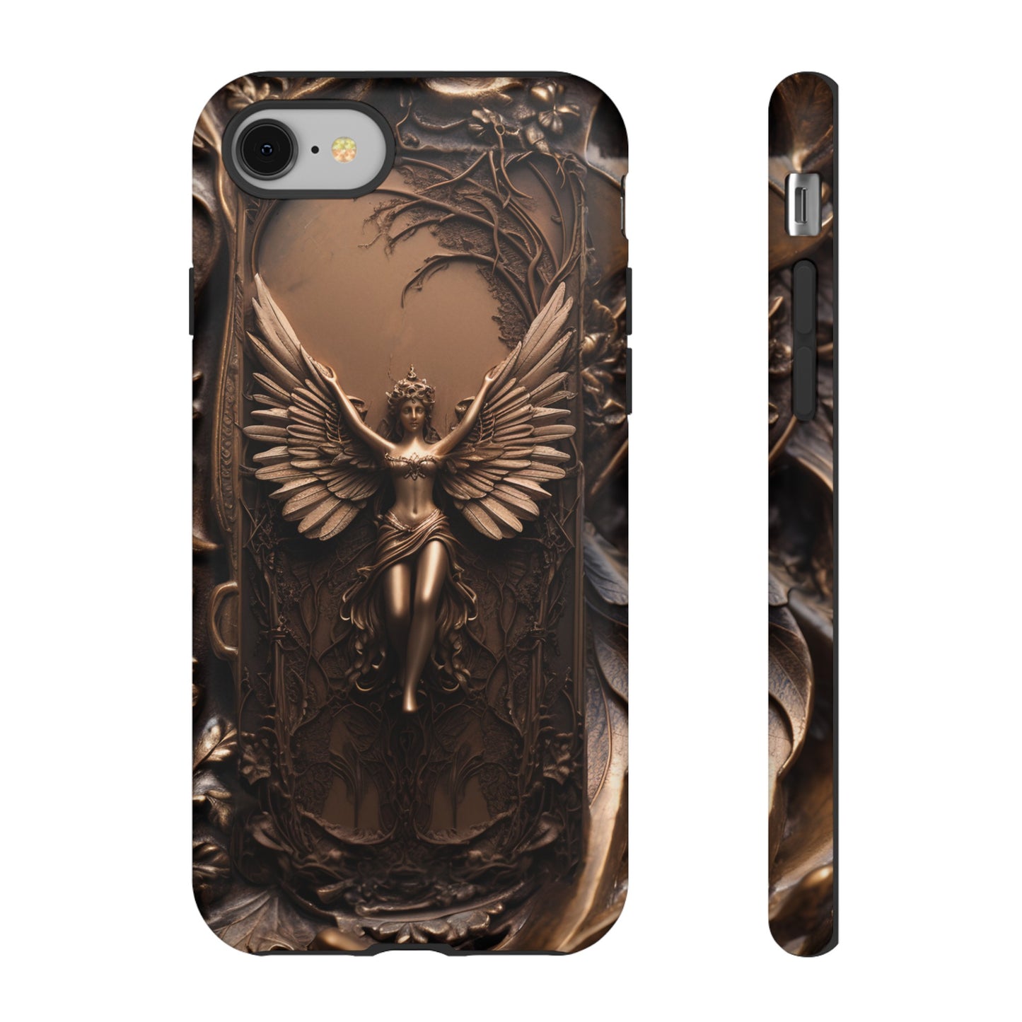 The Bronze Fairy Phone Case – Fantasy Faery Design for iPhone, Samsung Galaxy, and Google Pixel Devices