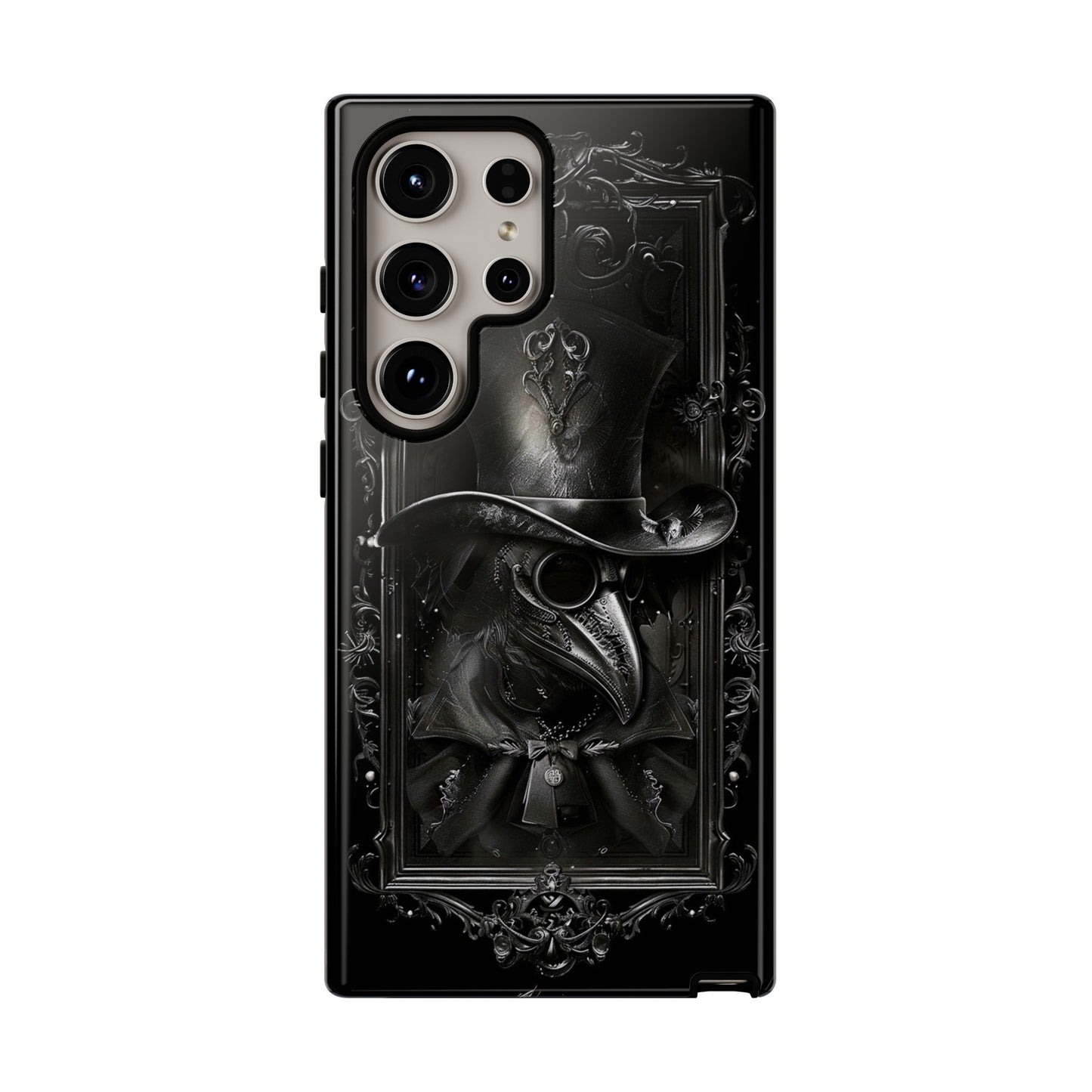 Gothic Plague Doctor Phone Case - Mysterious and Dark Design for iPhone, Samsung Galaxy, and Google Pixel Devices