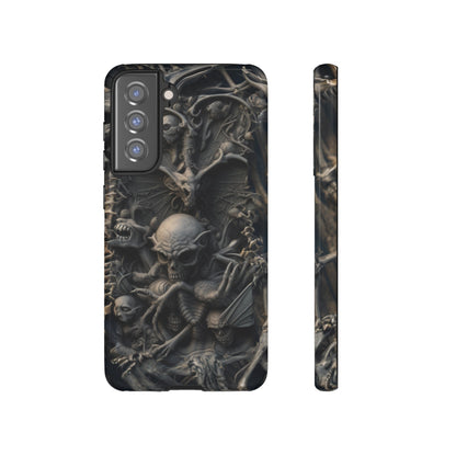 Those Who Dwell Below #1 Phone Case – Intricate Gothic Skeleton Design for iPhone, Samsung Galaxy, Google Pixel Devices