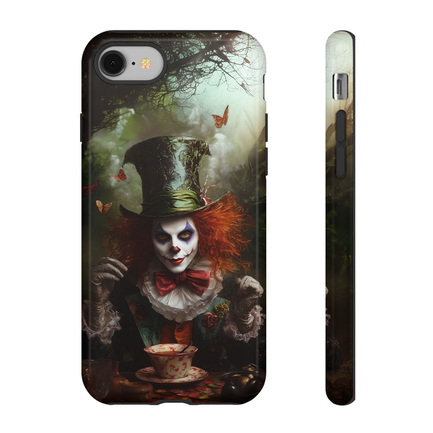 Mad Hatter Gothic Fantasy Phone Case - Dark Wonderland Design for iPhone, Samsung Galaxy, and Google Pixel Devices