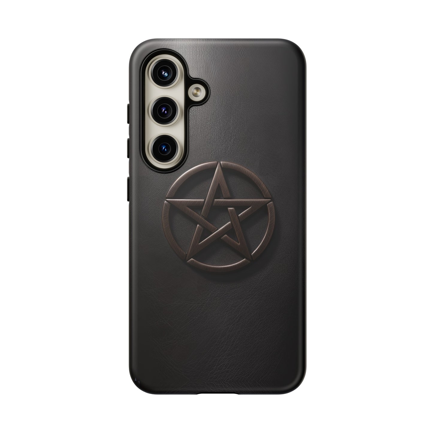 Simple Pentacle Tough Phone Case – Witchcraft Pentagram Design for iPhone, Samsung Galaxy, and Google Pixel Devices