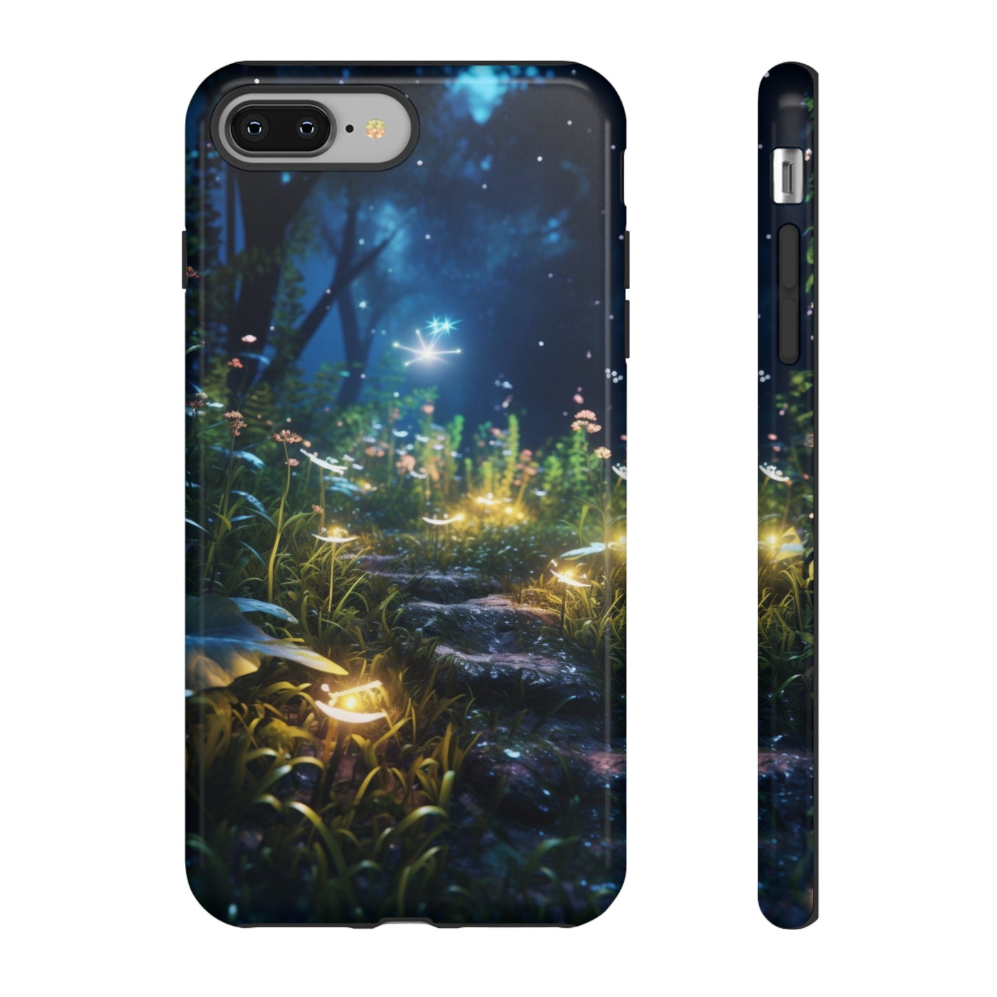 Fireflies in the Forest Tough Phone Case – Enchanting Summer Night Design for iPhone, Samsung Galaxy, and Google Pixel Devices