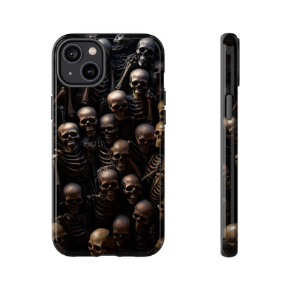 Skeletal Grave Phone Case – Halloween Horror Skeleton Design for iPhone, Samsung Galaxy, and Google Pixel Devices