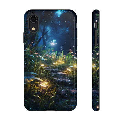 Fireflies in the Forest Tough Phone Case – Enchanting Summer Night Design for iPhone, Samsung Galaxy, and Google Pixel Devices