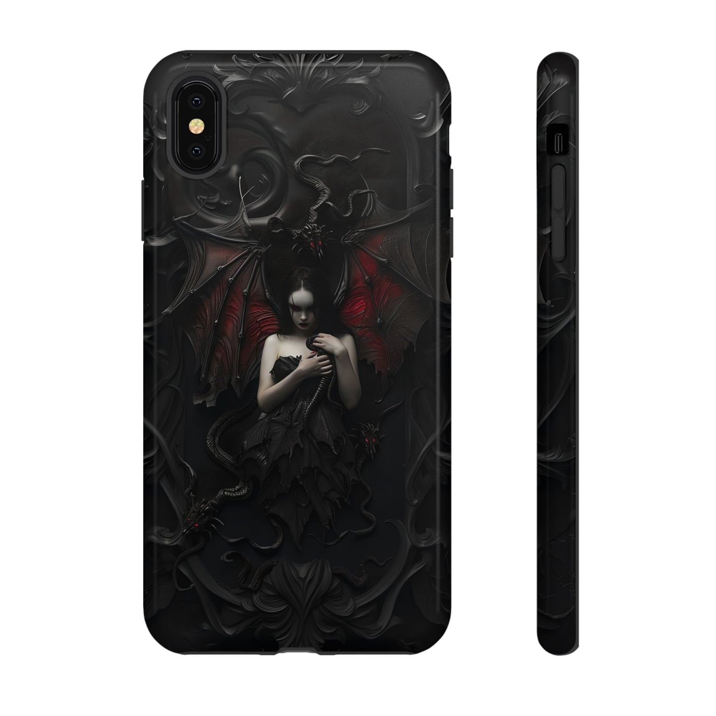 Succubus Phone Case - Dark Fantasy Gothic Design for iPhone, Samsung Galaxy, and Google Pixel Devices