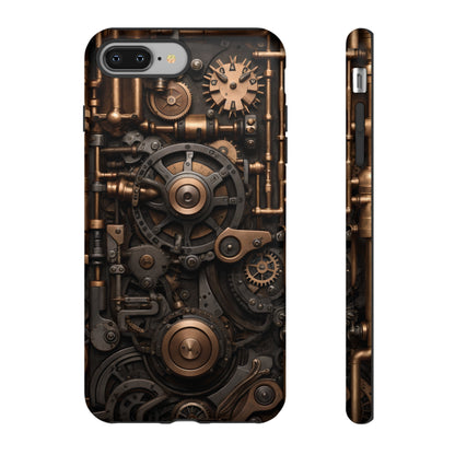 Steampunk Machine Phone Case – Victorian Gears Design for iPhone, Samsung Galaxy, and Google Pixel Devices