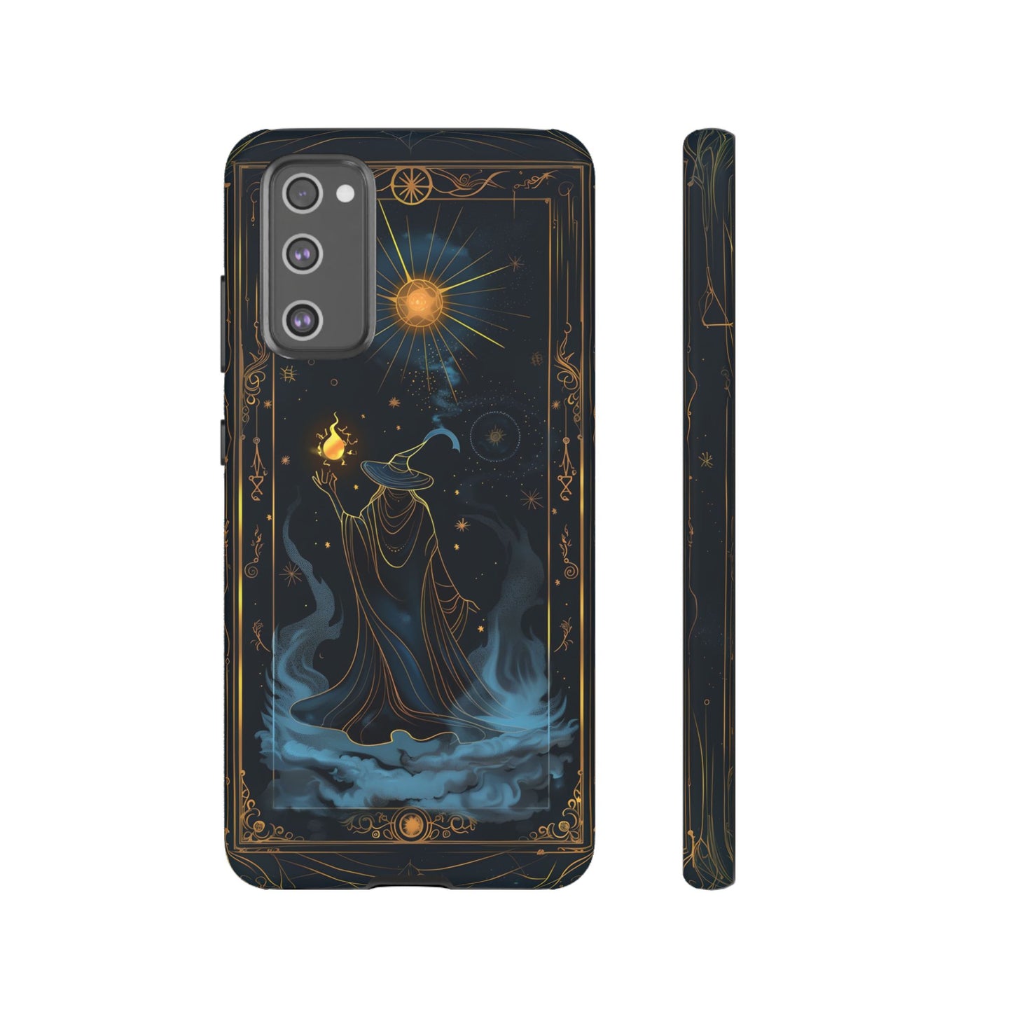 Enchanted Wizard Spellcaster Galaxy Phone Case - Mystical Wizardry Art For iPhone, Samsung Galaxy, and Google Pixel Devices