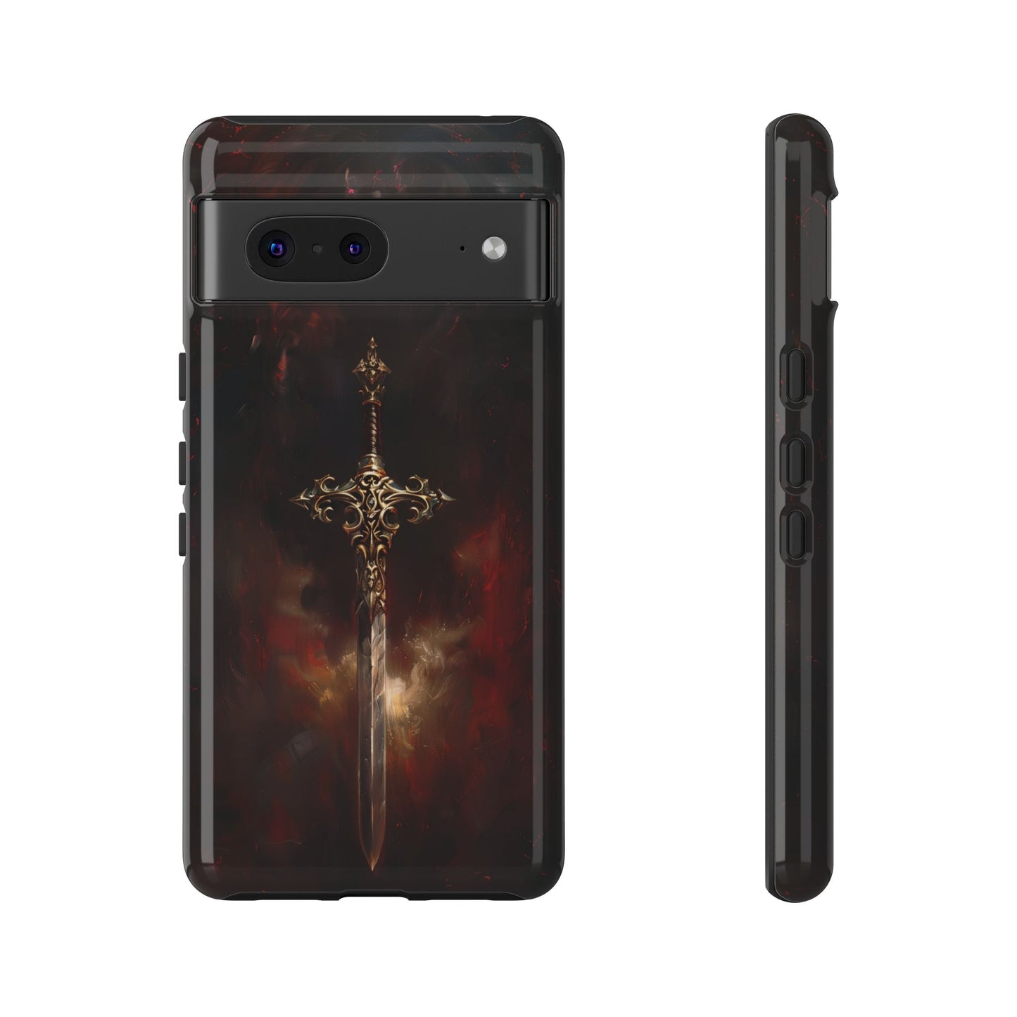 Epic Sword of Legends Phone Case - Dark Fantasy Art for iPhone, Samsung Galaxy, and Google Pixel Devices