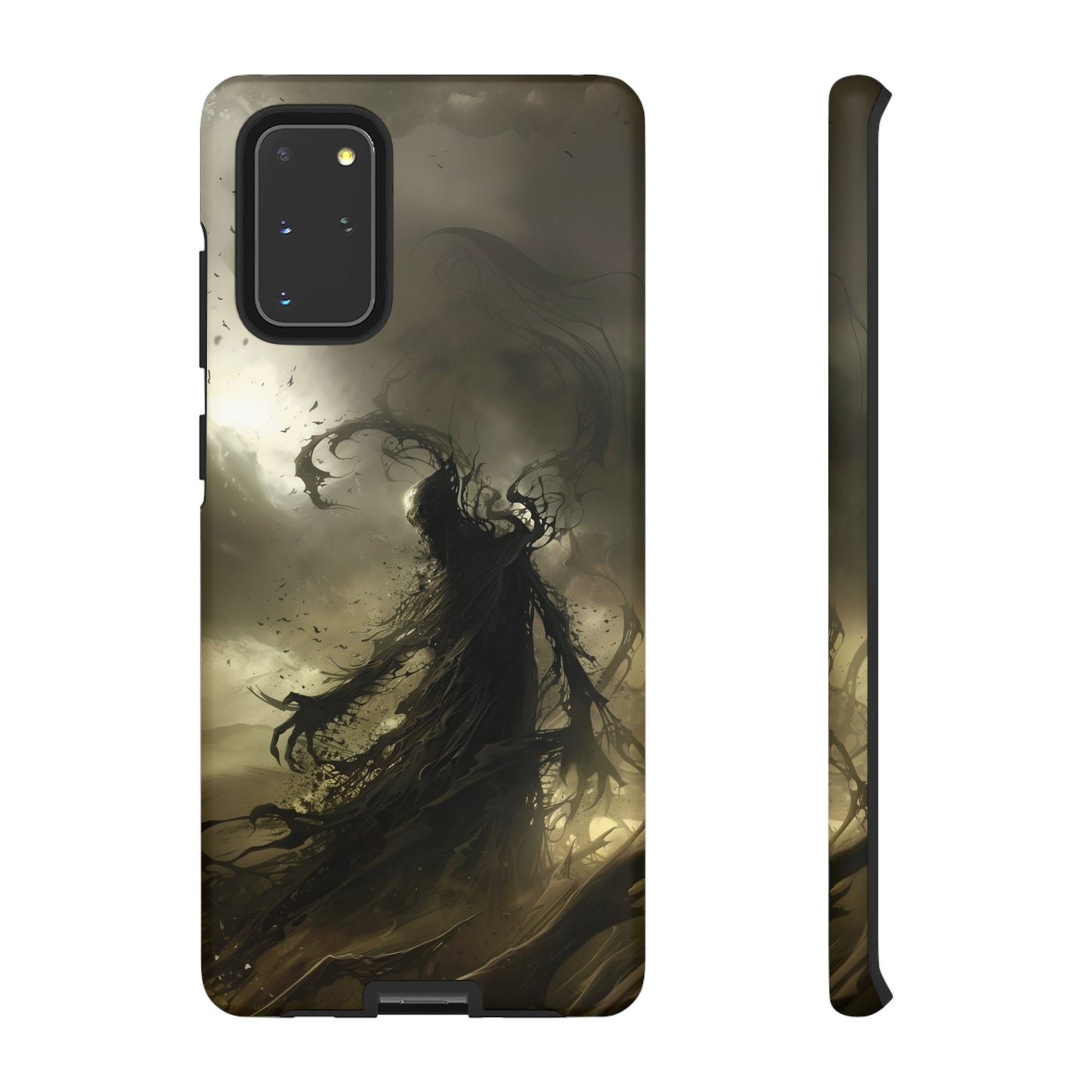 Dark Spirit Phone Case – Grim Reaper Haunting Design for iPhone, Samsung Galaxy, and Google Pixel Devices