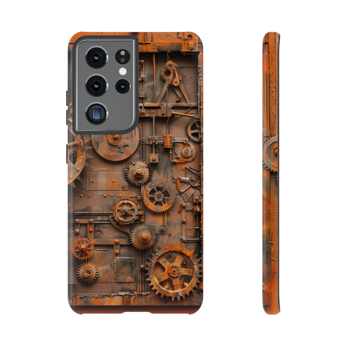 Rusted Steampunk Gearworks Phone Case for iPhone, Samsung Galaxy, and Google Pixel Devices