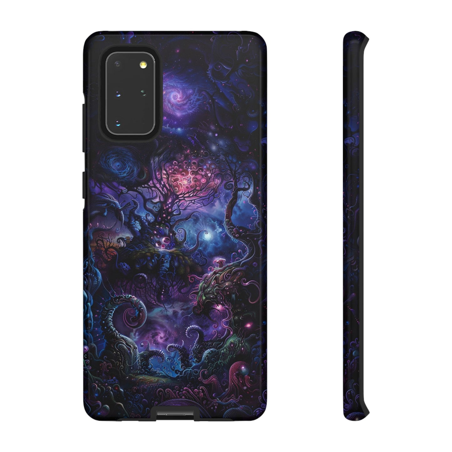 Trippy Psychedelic Alien Landscape Phone Case - Vibrant Abstract Design for iPhone, Samsung Galaxy and Google Pixel Devices