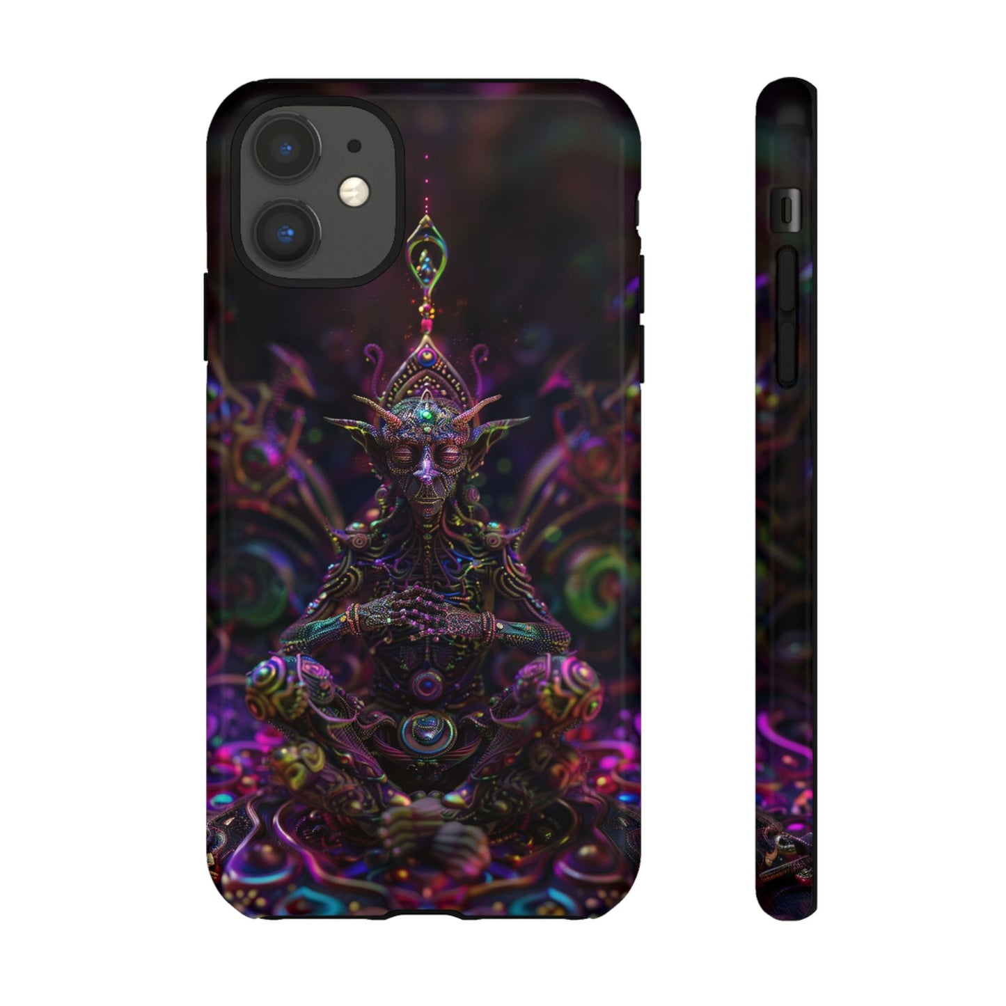 Mystical Machine Elf Phone Case - Psychedelic Vibes for iPhone, Samsung, Google Pixel