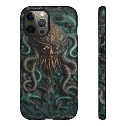 Nameless Dread Tough Phone Case – Lovecraftian Tentacle Horror Design for iPhone, Samsung Galaxy, and Google Pixel Devices