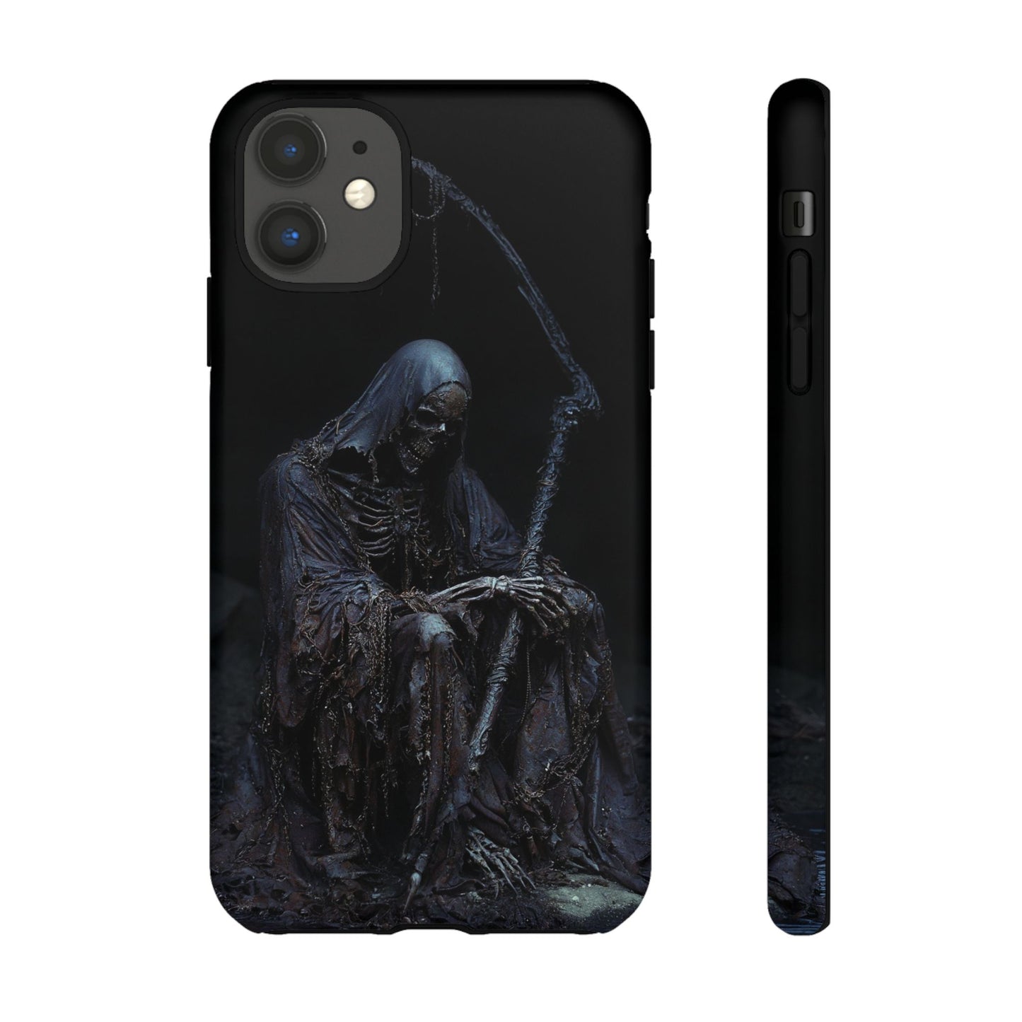 Dark Reaper Phone Case - Gothic Grim Reaper Art for iPhone, Samsung Galaxy, and Google Pixel Devices