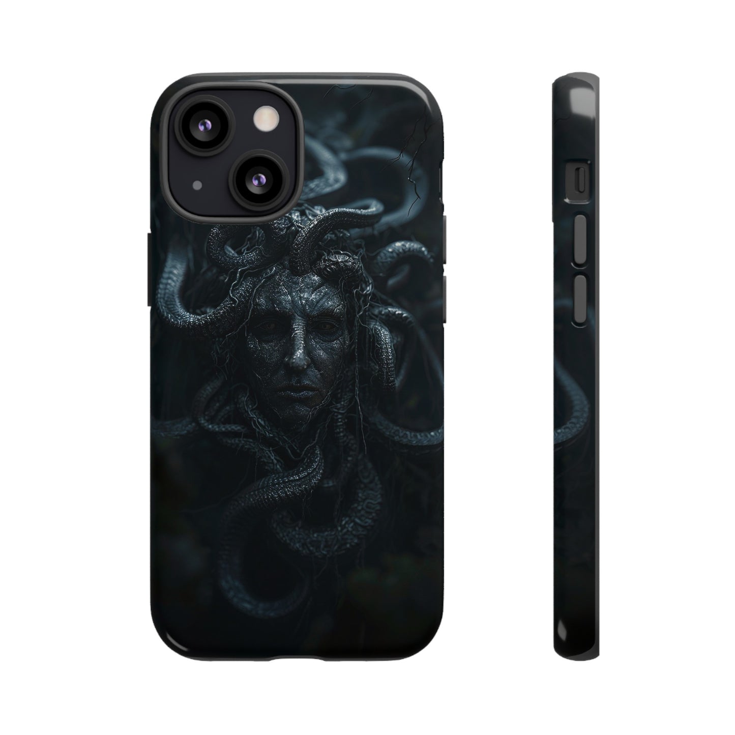 Medusa's Gaze Phone Case - Dark Mythological Design for iPhone and Samsung Galaxy Devices