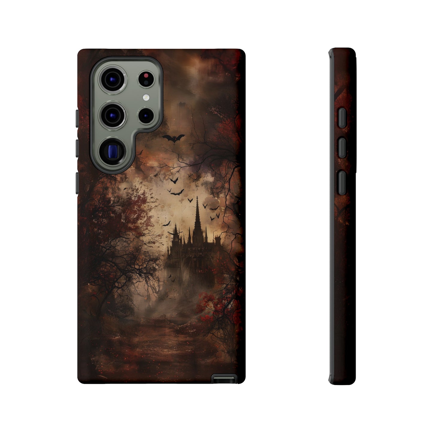 Gothic Castle Phone Case - Spooky Halloween Design for iPhone, Samsung Galaxy, Google Pixel Devices