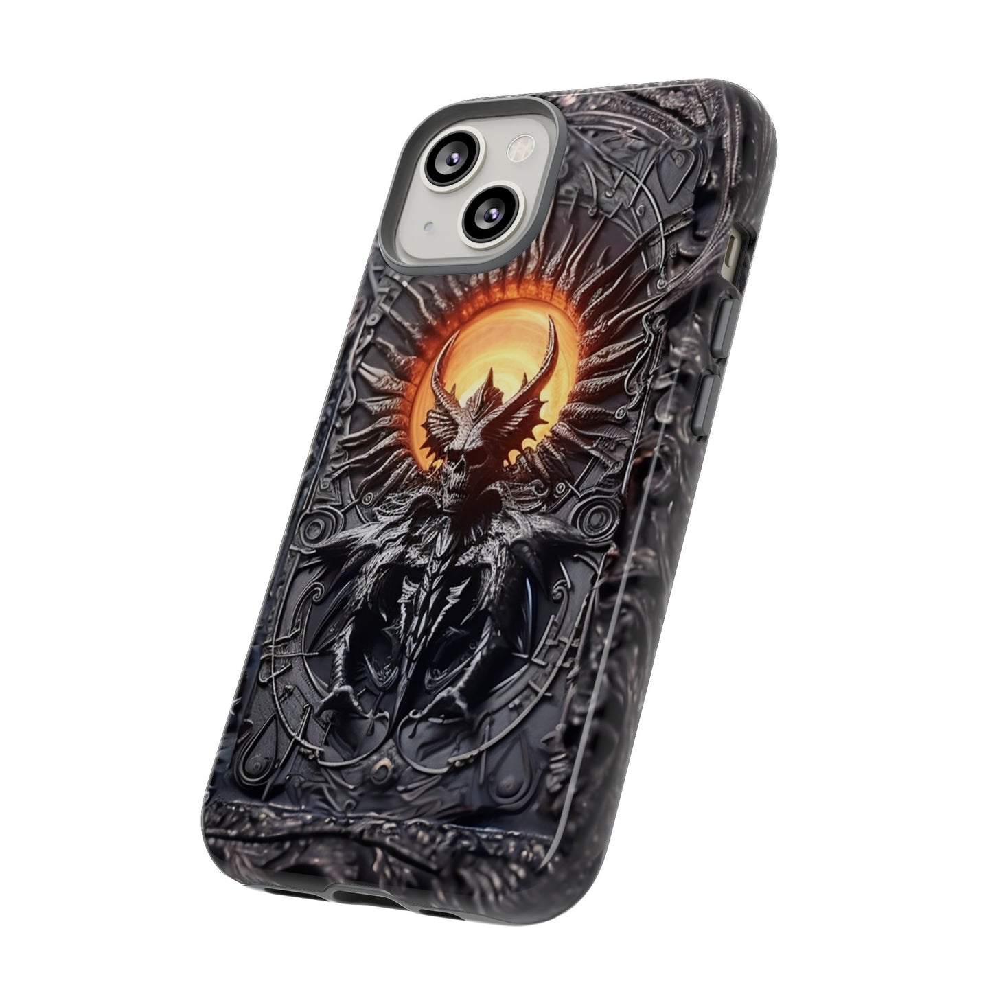 Skeletal Demonic King Phone Case – Ornate Gothic Design for iPhone, Samsung Galaxy, and Google Pixel Devices