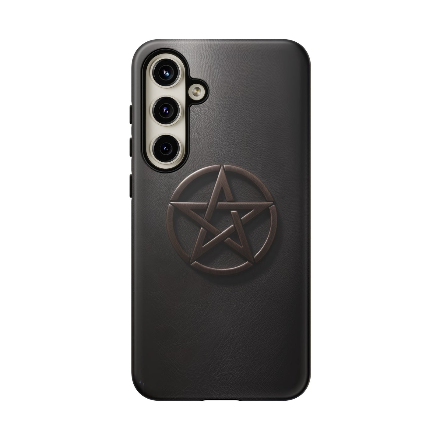 Simple Pentacle Tough Phone Case – Witchcraft Pentagram Design for iPhone, Samsung Galaxy, and Google Pixel Devices