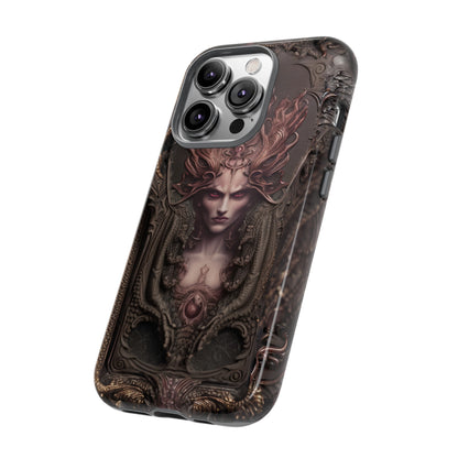 Dark Lilith Phone Case – Horned Hell Horror Design for iPhone, Samsung Galaxy, and Google Pixel Devices