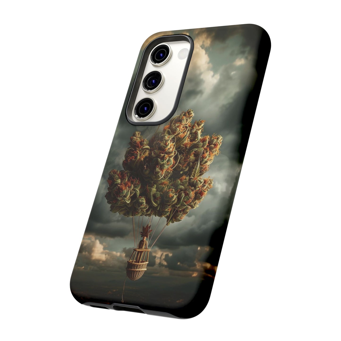 Cannabis Balloon Adventure Phone Case - For iPhone, Samsung Galaxy, and Google Pixel Devices