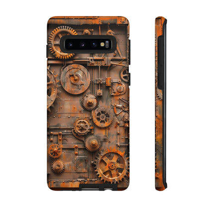 Rusted Steampunk Gearworks Phone Case for iPhone, Samsung Galaxy, and Google Pixel Devices