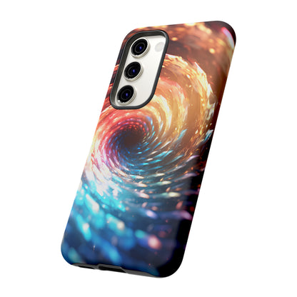 Crystal Portal of Light Phone Case – Vibrant Cosmic Design for iPhone, Samsung Galaxy, and Google Pixel Devices