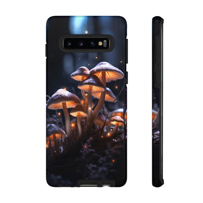 Glowing Mushrooms at Night Phone Case – Enchanting Fantasy Forest Design for iPhone, Samsung Galaxy, and Google Pixel Devices