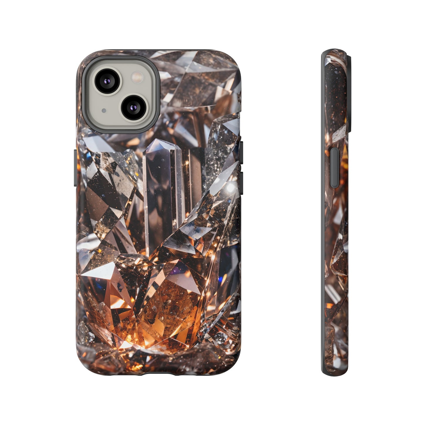 Crystalline Phone Case – Healing Crystal Quartz Design for iPhone, Samsung Galaxy, and Google Pixel Devices