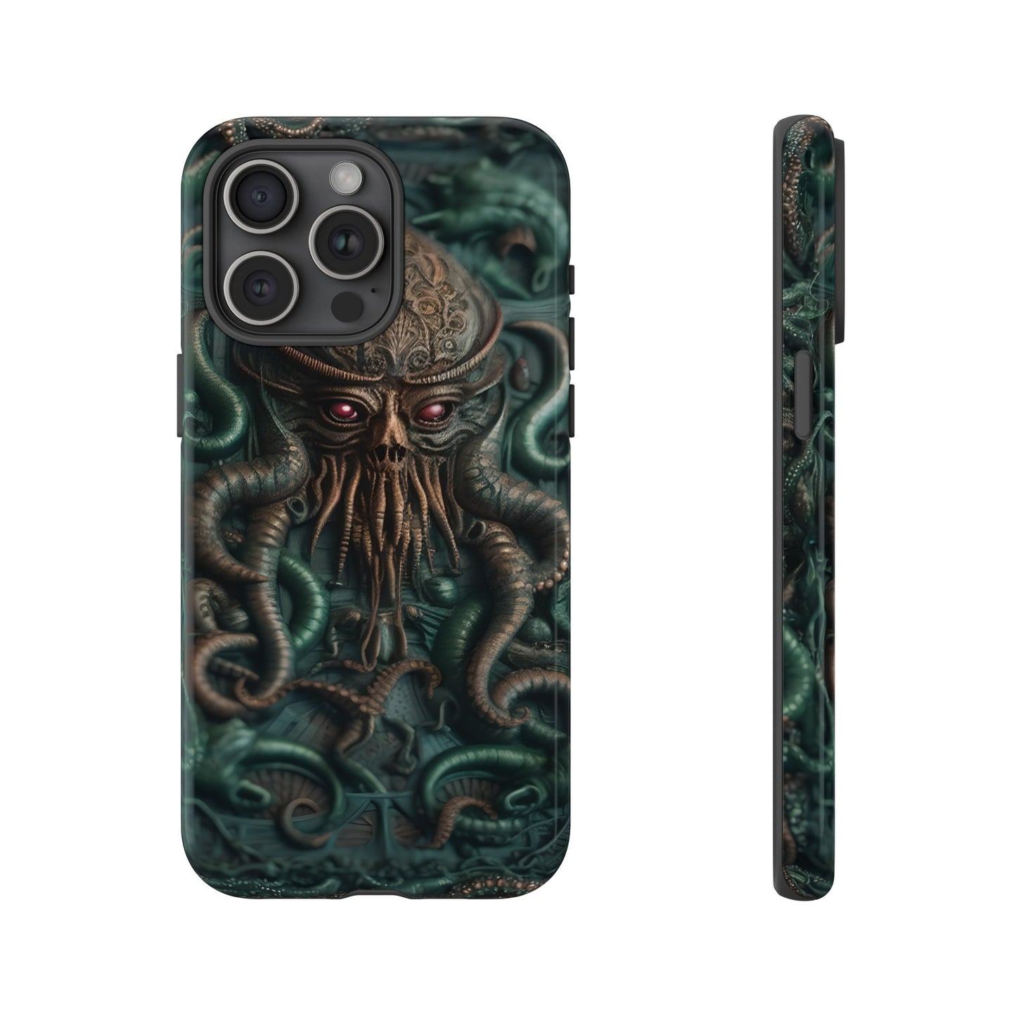 Nameless Dread Tough Phone Case – Lovecraftian Tentacle Horror Design for iPhone, Samsung Galaxy, and Google Pixel Devices