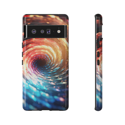 Crystal Portal of Light Phone Case – Vibrant Cosmic Design for iPhone, Samsung Galaxy, and Google Pixel Devices