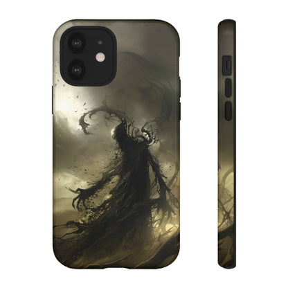 Dark Spirit Phone Case – Grim Reaper Haunting Design for iPhone, Samsung Galaxy, and Google Pixel Devices