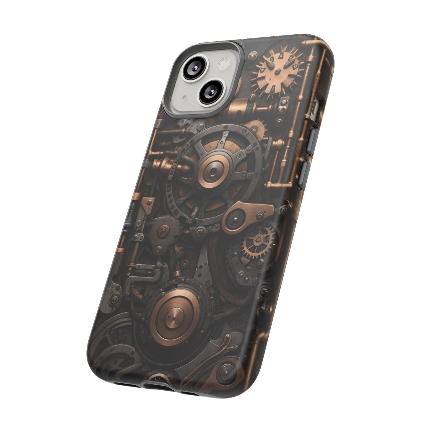 Steampunk Machine Phone Case – Victorian Gears Design for iPhone, Samsung Galaxy, and Google Pixel Devices