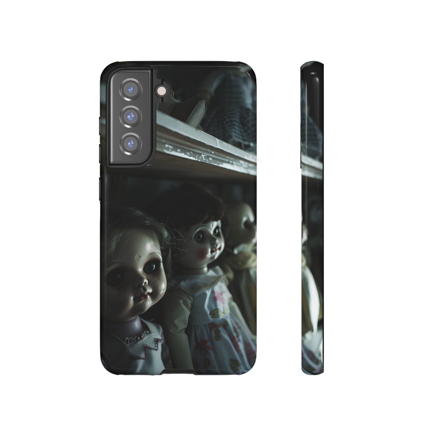 Creepy Dolls Phone Case – Eerie Vintage Doll Design for iPhone, Samsung Galaxy, and Google Pixel Devices