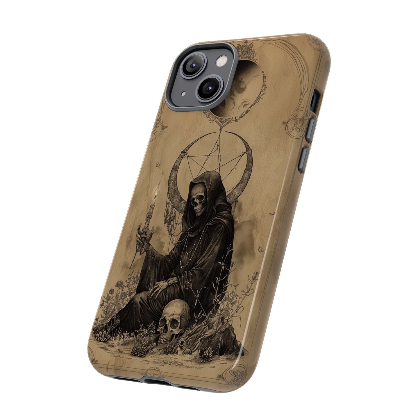 Gothic Reaper Phone Case - Dark Aesthetic Art for iPhone, Samsung, Google Pixel