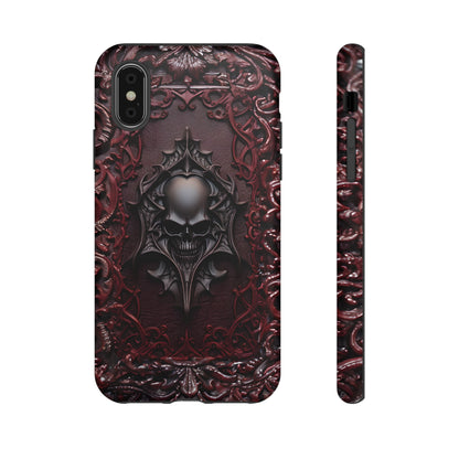 Vampiric Tough Phone Case – Gothic Skull Vampire Design for iPhone, Samsung Galaxy, and Google Pixel Devices