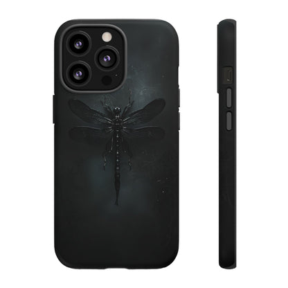 Gothic Dragonfly Phone Case – Dark Elegance Design for iPhone, Samsung Galaxy, and Google Pixel Devices