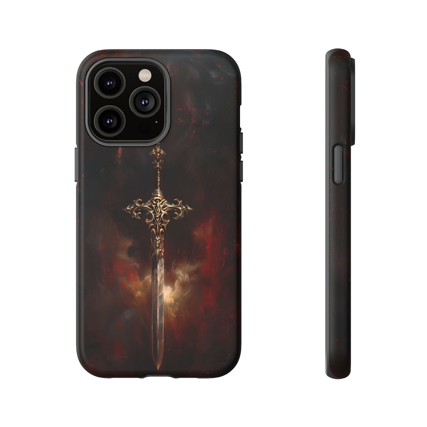 Epic Sword of Legends Phone Case - Dark Fantasy Art for iPhone, Samsung Galaxy, and Google Pixel Devices