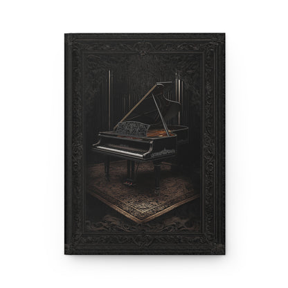 Grand Piano Elegance Hardcover Journal - For Music and Writing Lovers