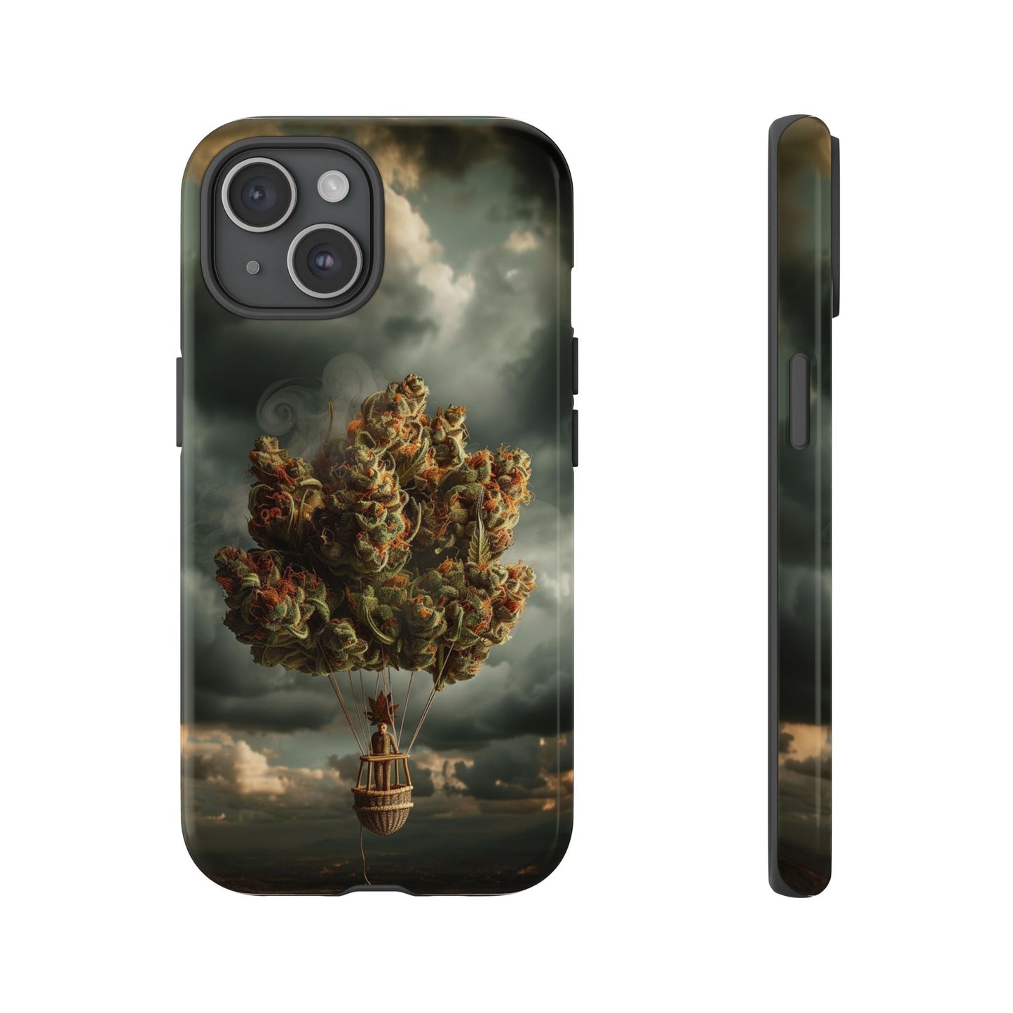 Cannabis Balloon Adventure Phone Case - For iPhone, Samsung Galaxy, and Google Pixel Devices