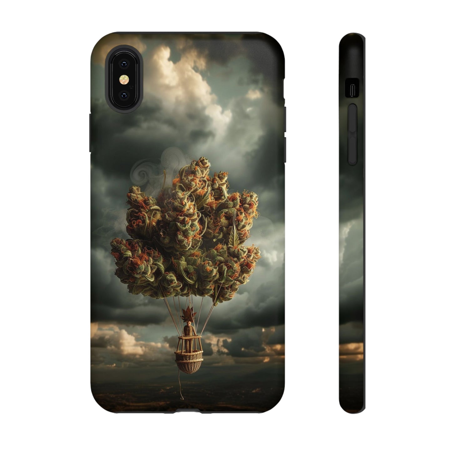 Cannabis Balloon Adventure Phone Case - For iPhone, Samsung Galaxy, and Google Pixel Devices