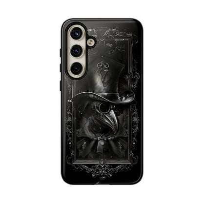 Gothic Plague Doctor Phone Case - Mysterious and Dark Design for iPhone, Samsung Galaxy, and Google Pixel Devices