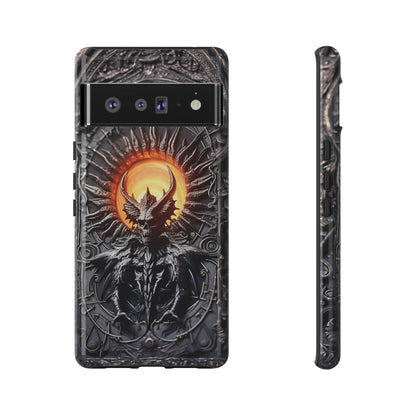 Skeletal Demonic King Phone Case – Ornate Gothic Design for iPhone, Samsung Galaxy, and Google Pixel Devices