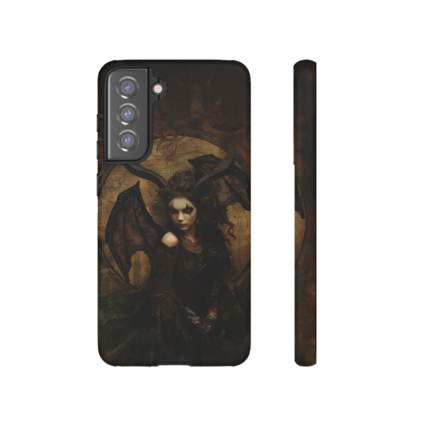 Demon Lilith Gothic Phone Case for iPhone, Samsung Galaxy, Google Pixel - Dark Fantasy Art