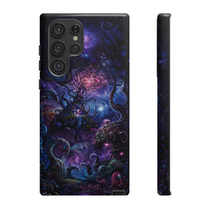 Trippy Psychedelic Alien Landscape Phone Case - Vibrant Abstract Design for iPhone, Samsung Galaxy and Google Pixel Devices