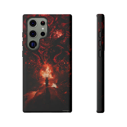 The Road to Hell Phone Case – Gothic Demon and Devil Design for iPhone, Samsung Galaxy, and Google Pixel Devices