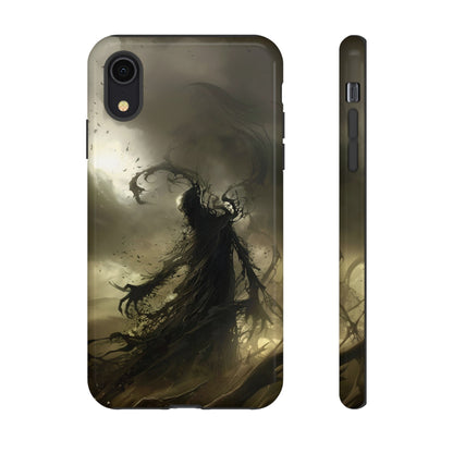 Dark Spirit Phone Case – Grim Reaper Haunting Design for iPhone, Samsung Galaxy, and Google Pixel Devices