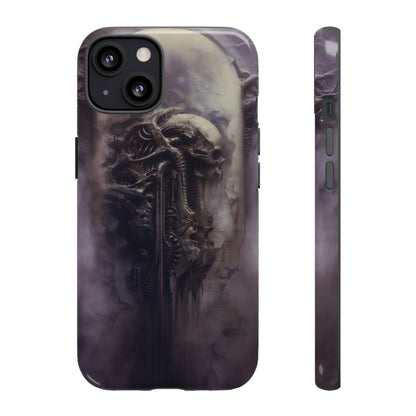 Dark Android Dream Phone Case – Futuristic Alien Horror Design for iPhone, Samsung Galaxy, and Google Pixel Devices