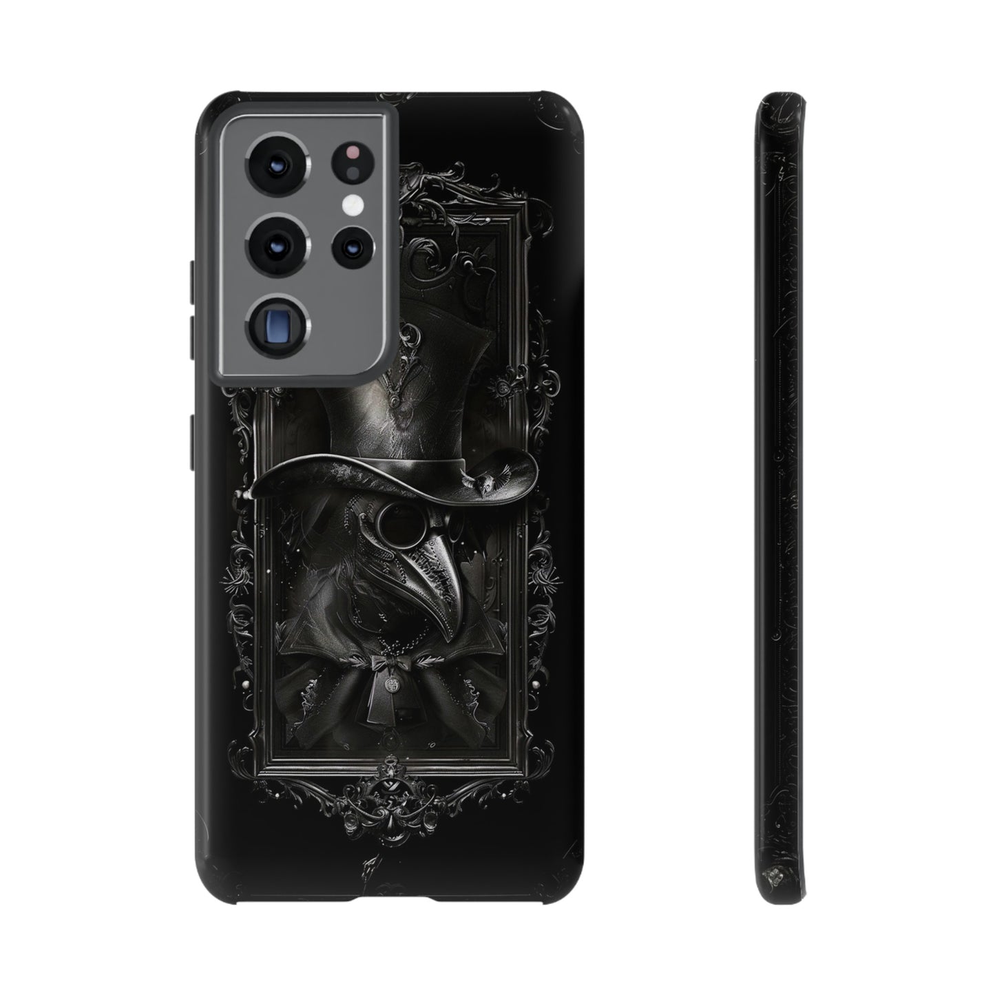 Gothic Plague Doctor Phone Case - Mysterious and Dark Design for iPhone, Samsung Galaxy, and Google Pixel Devices